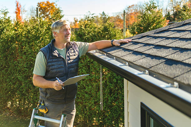 Professional Roofing technician working in Allensville, PA